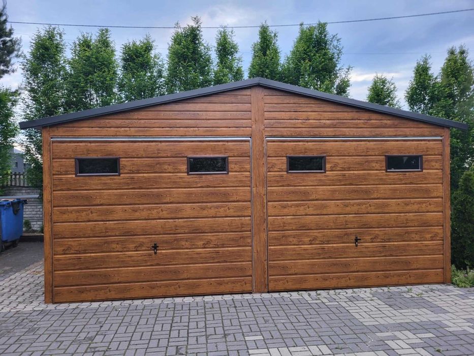 Garaż blaszany Garaże Blaszki 3x5 6x5 6x6 7x5 8x6 9x6 12x6 4x6 PROFIL