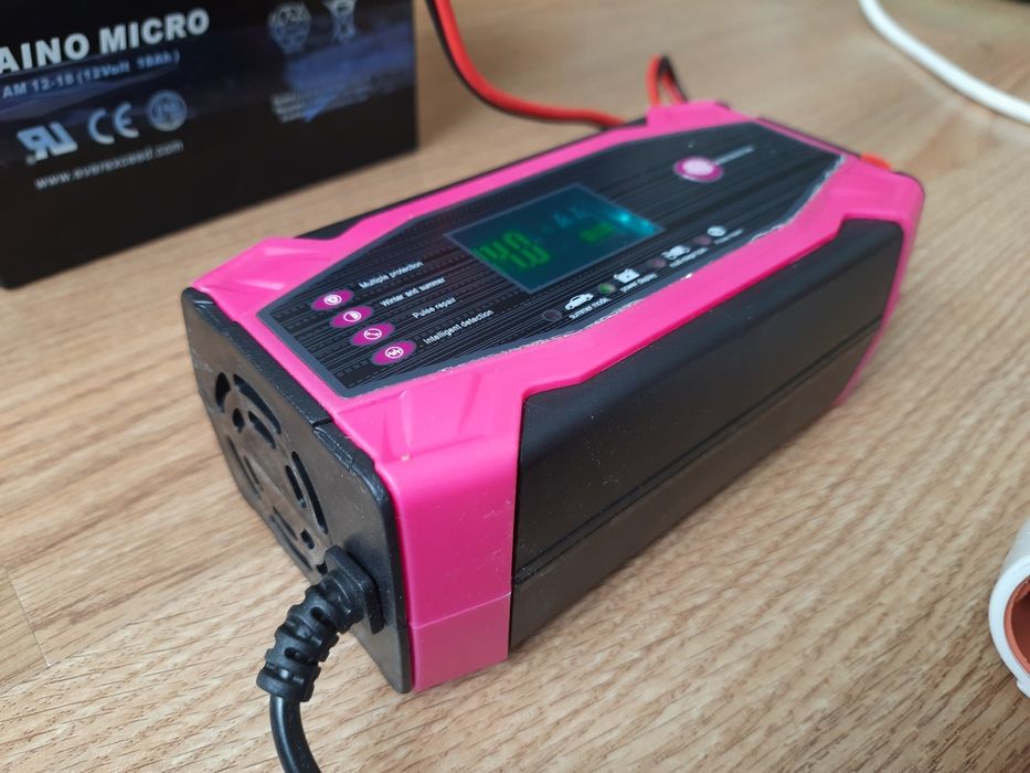 Зарядний пристрій 10А, автоматична зарядка акумулятора 10А 12В, 5А 24В