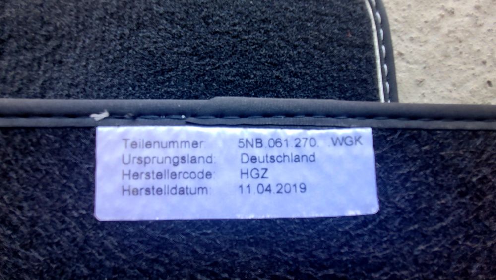 VW TIGUAN dywaniki welur +gratis
