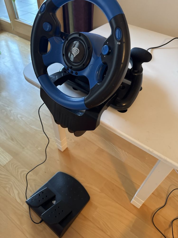 Kierownica PS3 i PS4 Genesis Seaborg 350 jak nowa