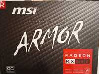 Placa gráfica  MSI armor Radeon RX 580 8 gb nova sem uso