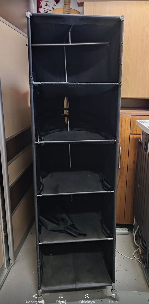 Szafa na kółkach czarna IKEA PS
Wymiary:
Szerokość: 52 cm
Głębokość: 6