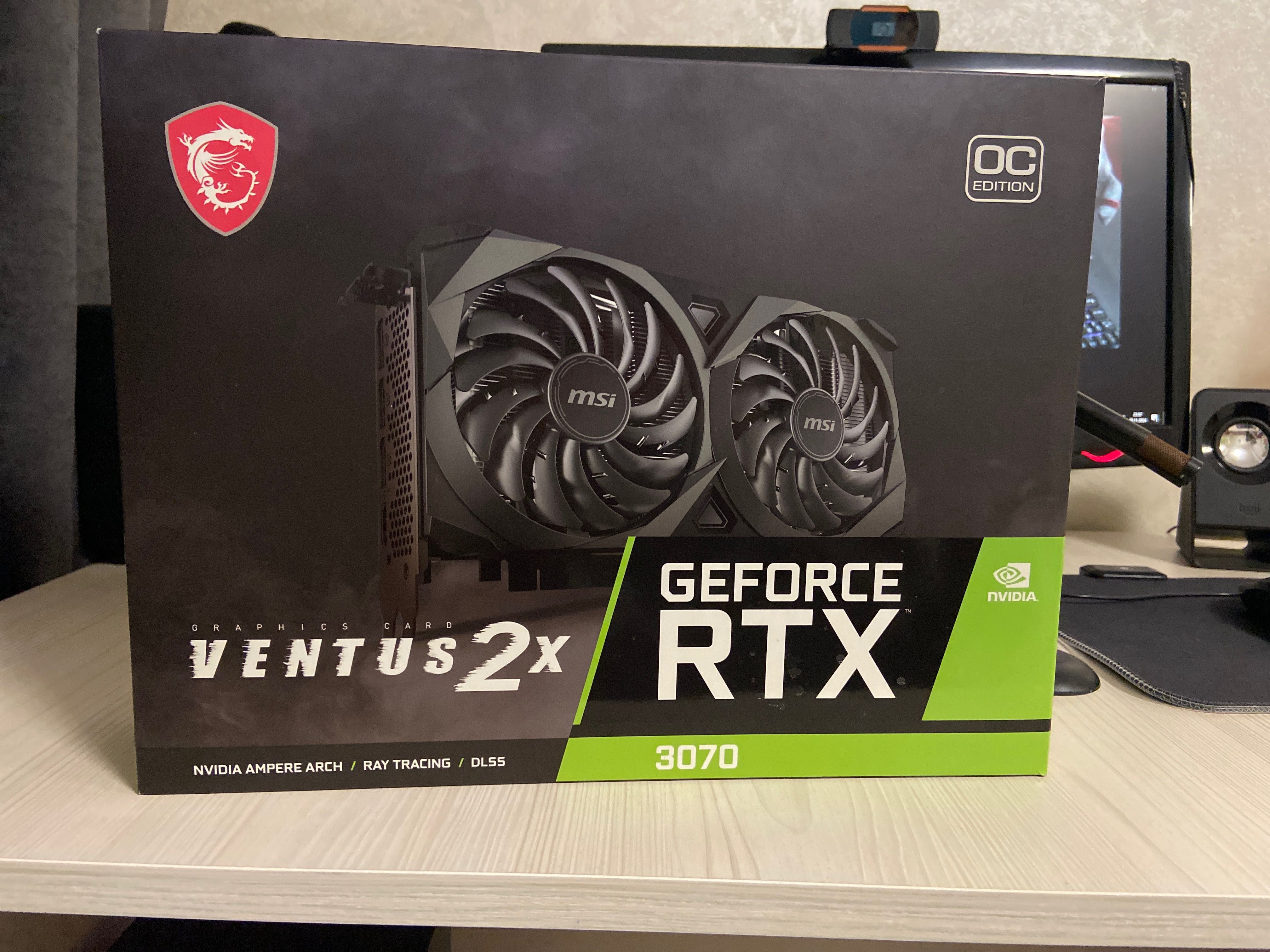 Відеокарта RTX MSI 3070 8GB 2X OC