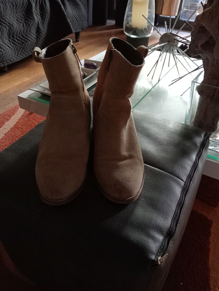 Botas senhora camurça