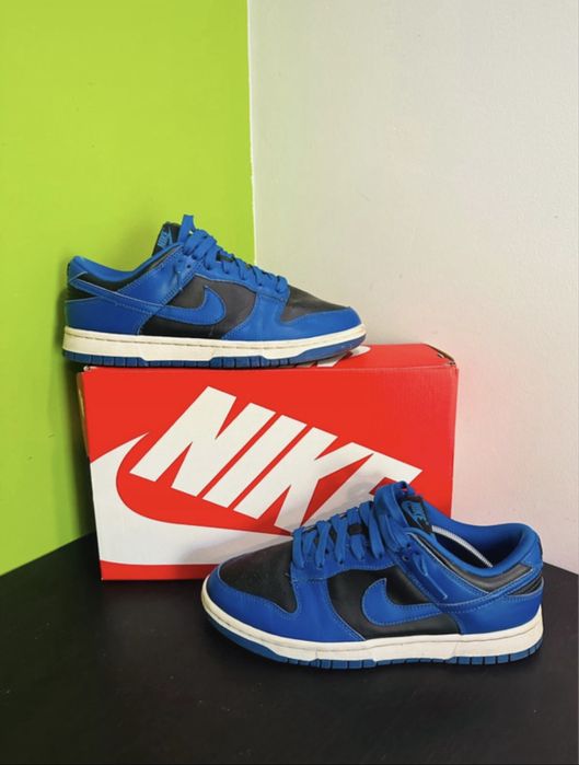 Sapatilhas Nike Dunk Low Black/Hyper Cobalt