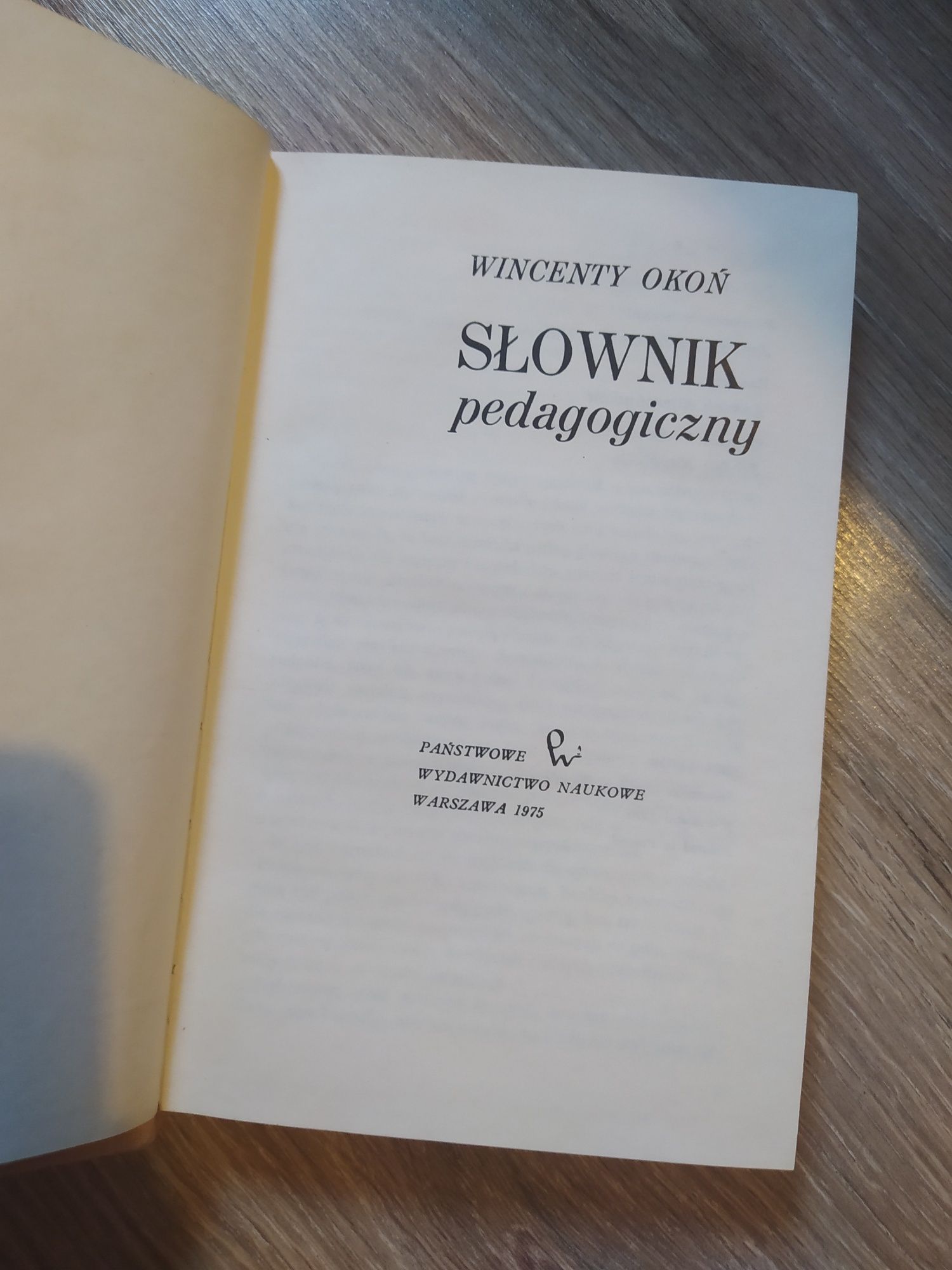 Słownik pedagogiczny 1975 Wincenty Okoń