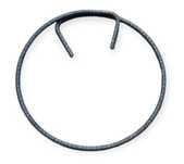 #60 szt strzemiona żebrowane okrągłe 25 cm fi 6 mm
