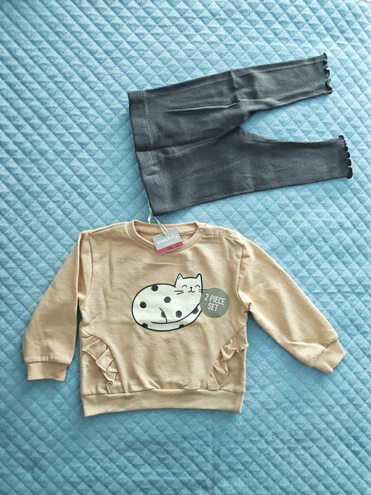 Komplet: bluza + legginsy; Sinsay; rozm. 74; NOWY