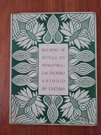 Poesia António de Cértima em espanhol - edição rara
