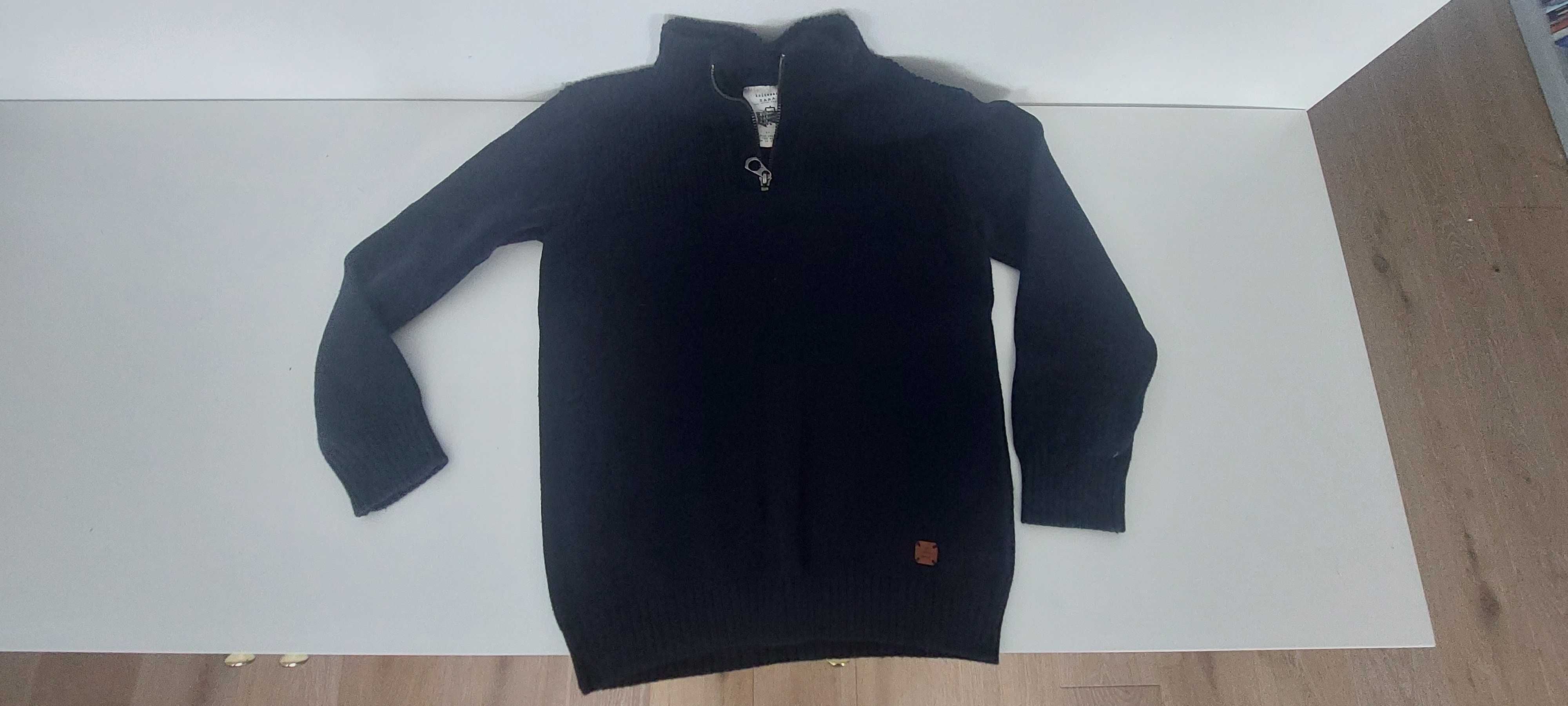 Sweter dzianinowy, bluza Zara rozmiar 122