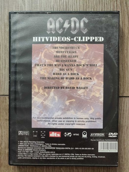 AC/DC Clipped DVD