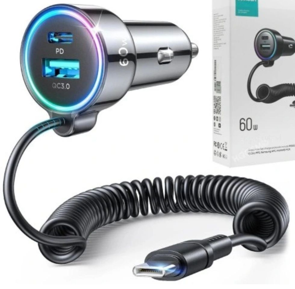Ładowarka samochodowa szybka USB-C