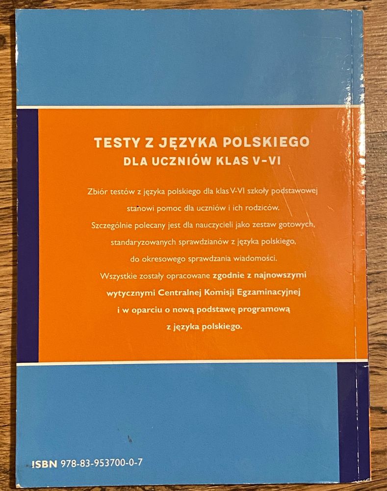 Testy z języka polskiego V-VI