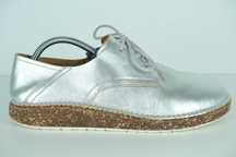 Birkenstock model gary ml silver skóra r 41- 26.5 cm st idealny