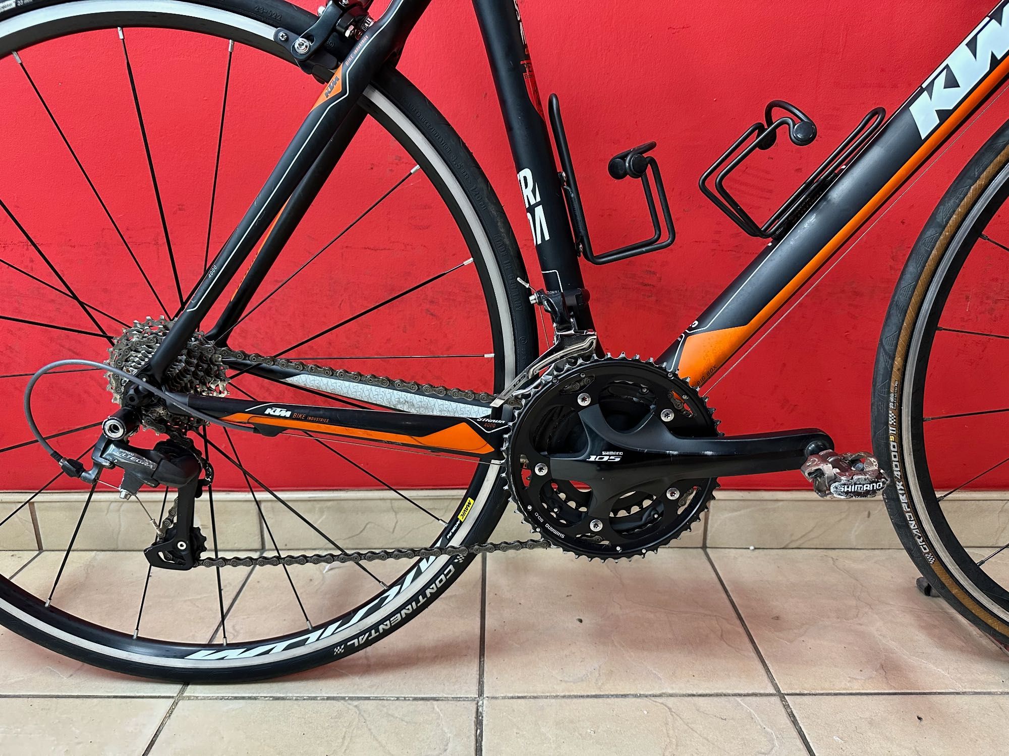 Rower Szosowy Carbon KTM Strada 4000 Shimano 105, Mavic 8kg OKAZJA!