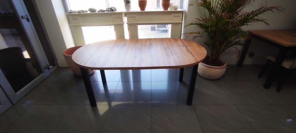 Stół Okrągły Elegant Rozkładany 100/140/180 cm