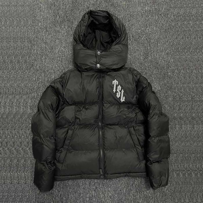 Trapstar TSI London Puffer Jacket чорна куртка пуховик трапстар