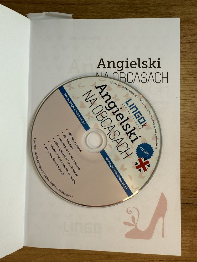 Angielski na obcasach – Kurs języka angielskiego z płytą MP3