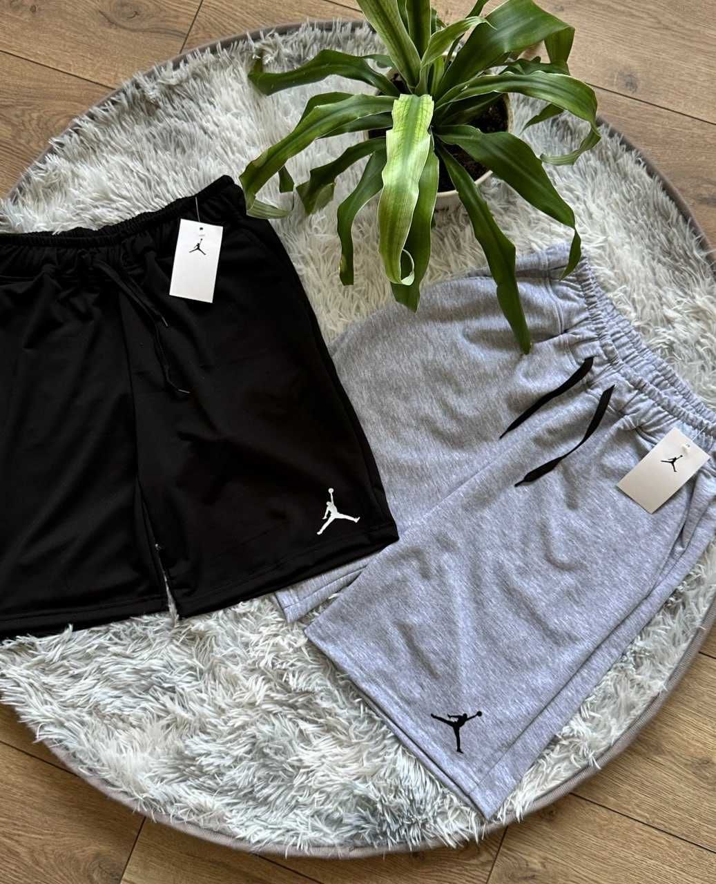 Новые шорты Air Jordan • С М Л ХЛ • Джордан Найк • Чорні / Сірі