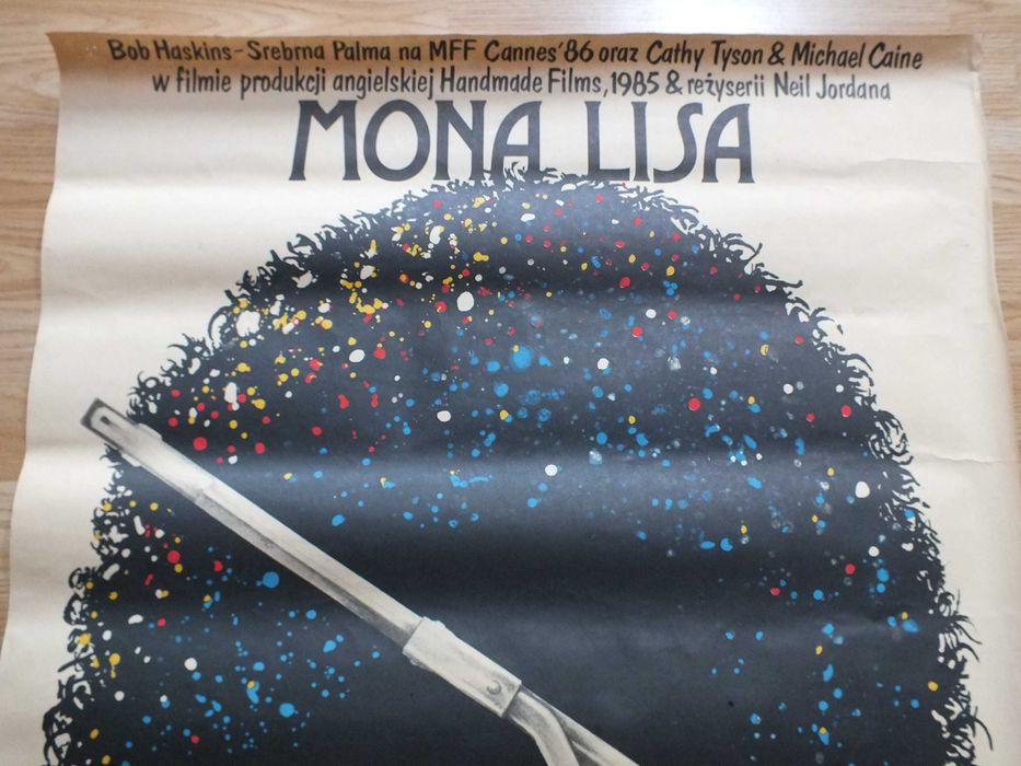 Oryginalny Plakat filmowy-MONA LISA-autor Jakub Erol Pierwodruk 1987