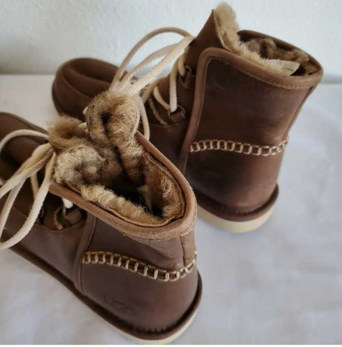 UGG  LEATHER/Угги /мужские/ чоловічі/MOCCASIN BOOTS Сапоги/Ботинки