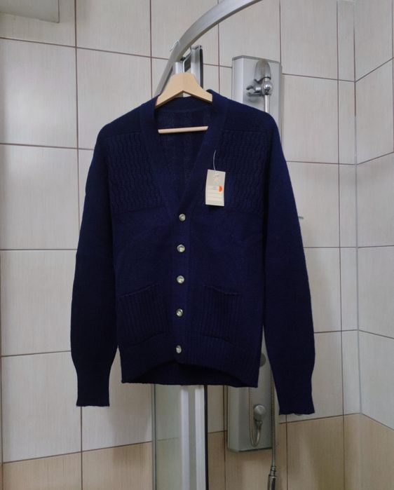 sweter sweterek L The Confesioni di luffo Life męski kardigan granatow