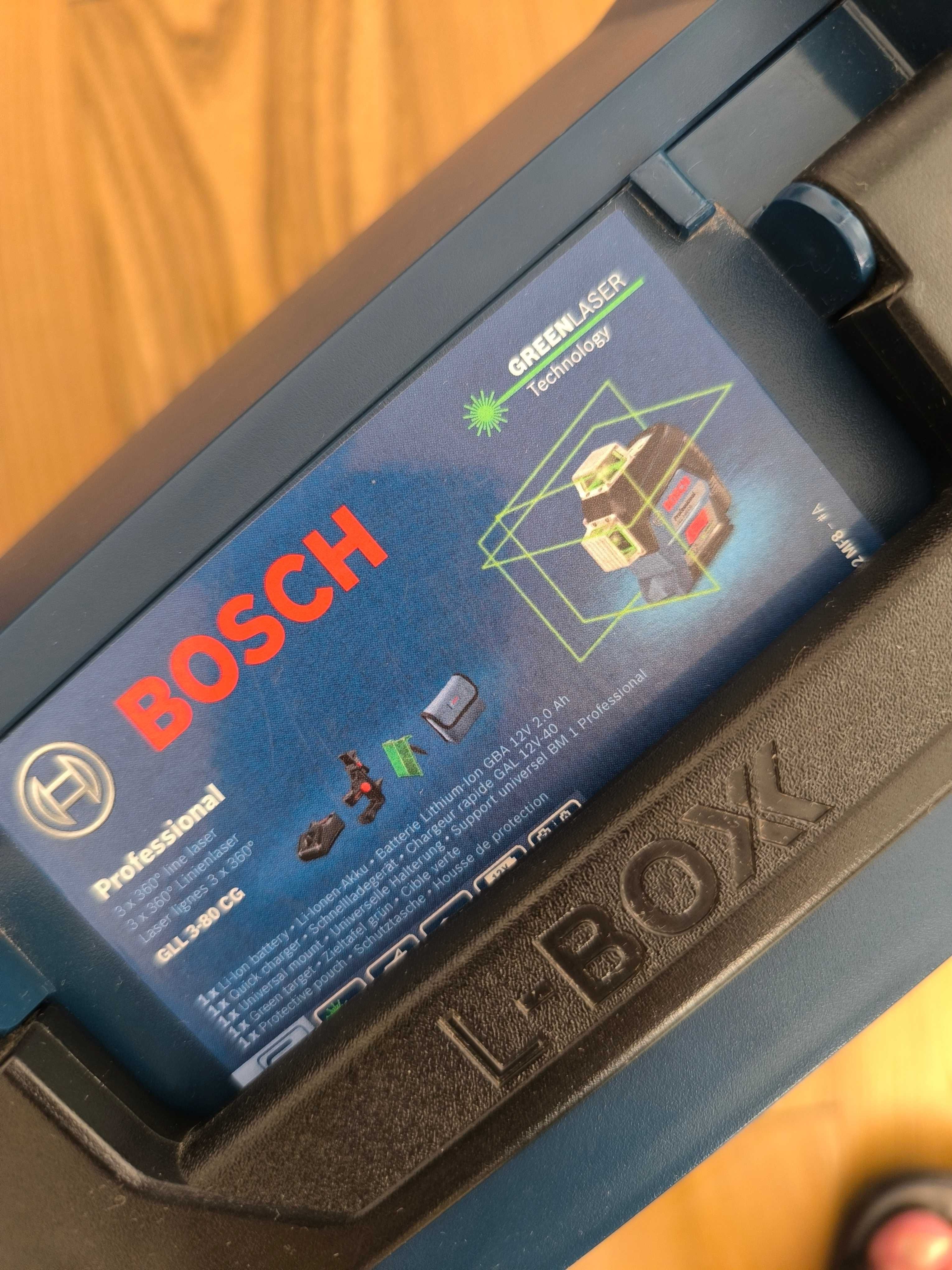 Лазерний нівелір Bosch GLL 3-80 CG