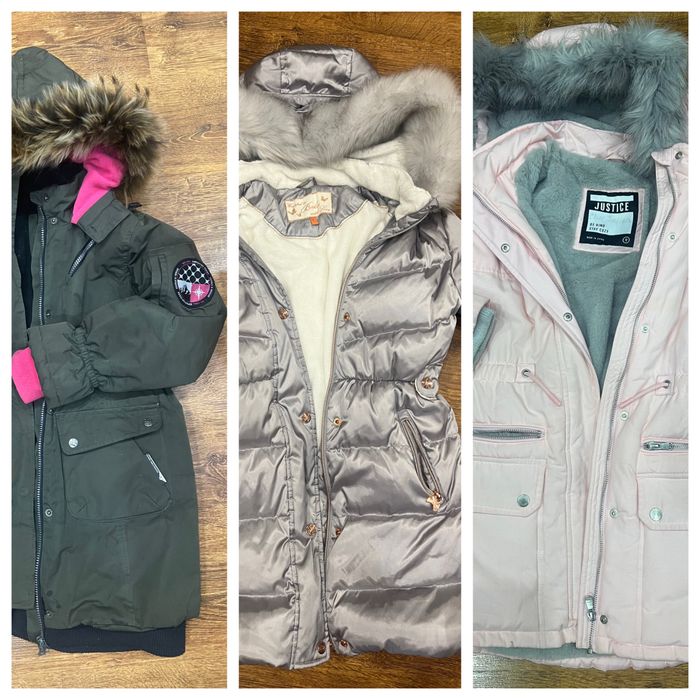 Зимова парка пальто для дівчинки 10-11 років