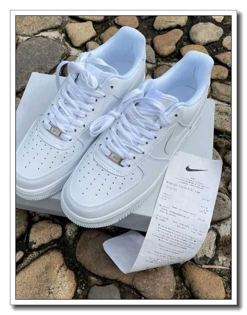 Białe buty Nike Air Force 1, rozmiar 42, biały Reaper