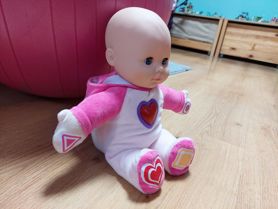 lalka Natalia 38 cm Króliczek na baterie sensory pluszowa miękka