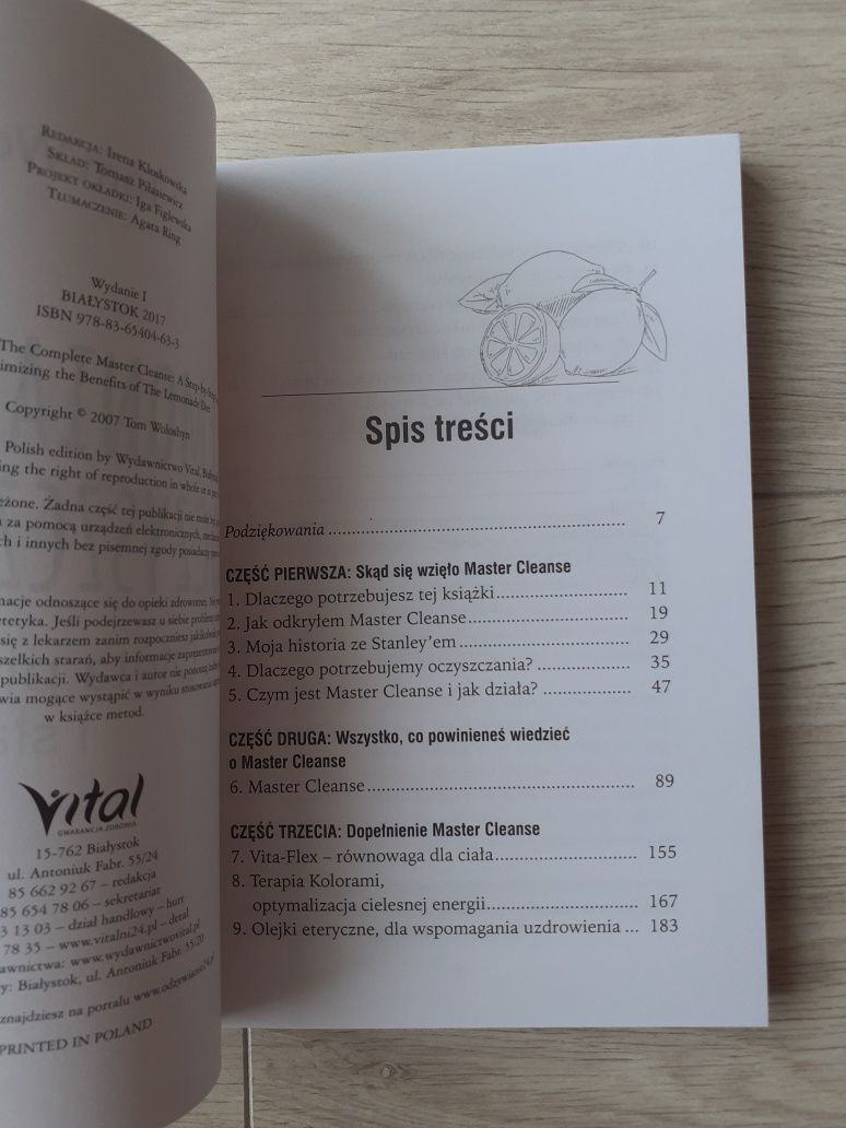 Lemoniadowe oczyszczanie Dieta pięknych i sławnych Tom Woloshyn