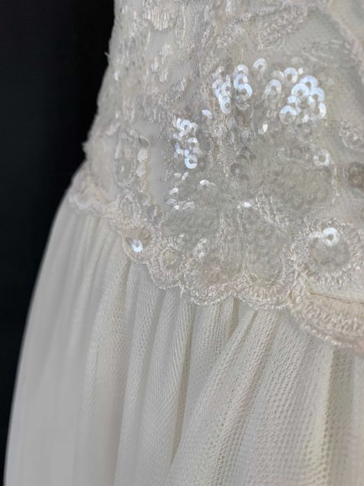 Nowa suknia ślubna księżniczka 38 M duży biust biała tiulowa gorset