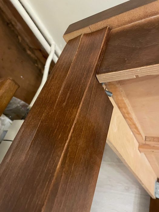 Piękny i solidny stół rozkładany + 6 krzeseł