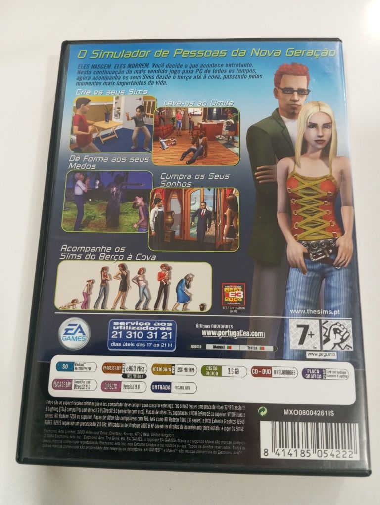OS Sims 2 para PC em português com o Manual 
Jogo totalmente em portug