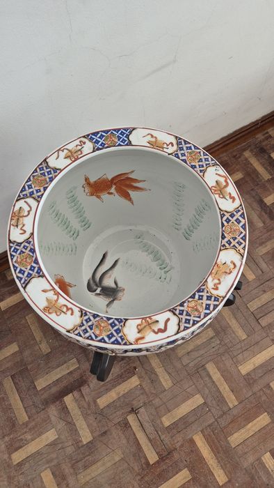 Vaso decorativo pintado à mão