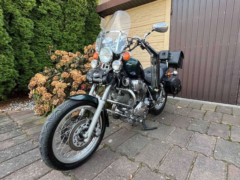 * Yamaha Virago * 1994 * Zielony * Sakwy * Gmole *