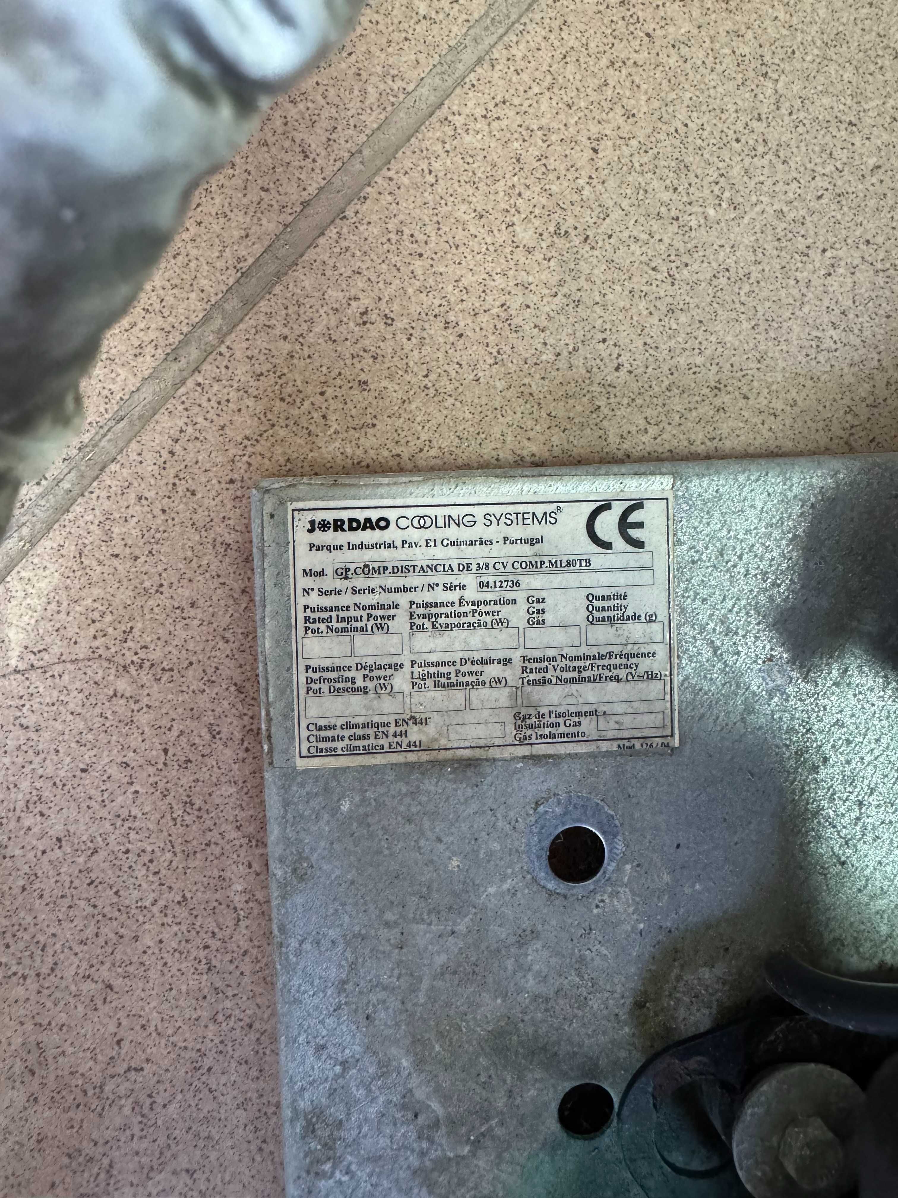 Jordao - componente de sistema de refrigeracao, compressor.