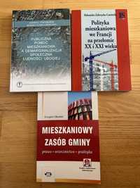 Zestaw ksiazek mieszkalnictwo/ polityka mieskzaniowa