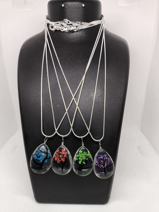 Łańcuszek posrebrzany z wisiorkiem