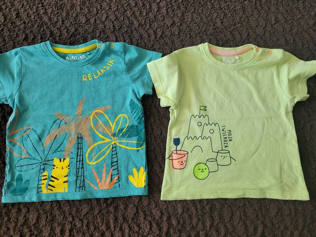 Koszulki z krótkim rękawem, 5.10.15, Disney, so cute, h&m, rozmiar 74