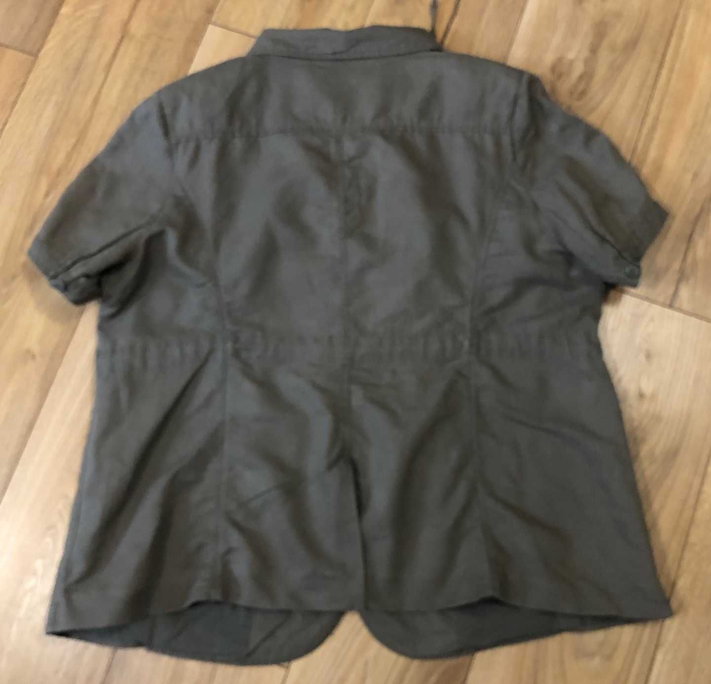 Żakiet damski lniany 2XL/50 khaki s.Oliver 55zł