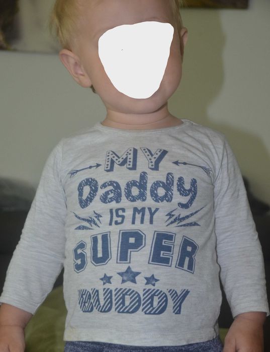 Zestaw 9szt Bluzek i Spodni dresowych rozm.80