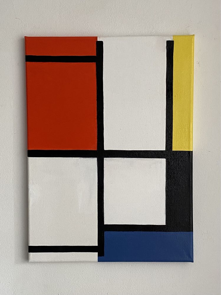 Obraz "Kompozycja", 1921r Piet Mondrian