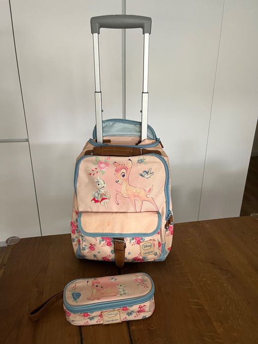 Mochila+Estojo Samsonite tema BAMBY