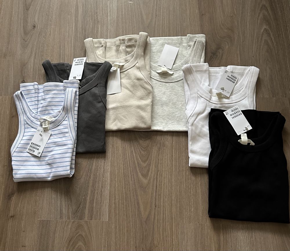 H&M футболки базові hm XS, S, M, L