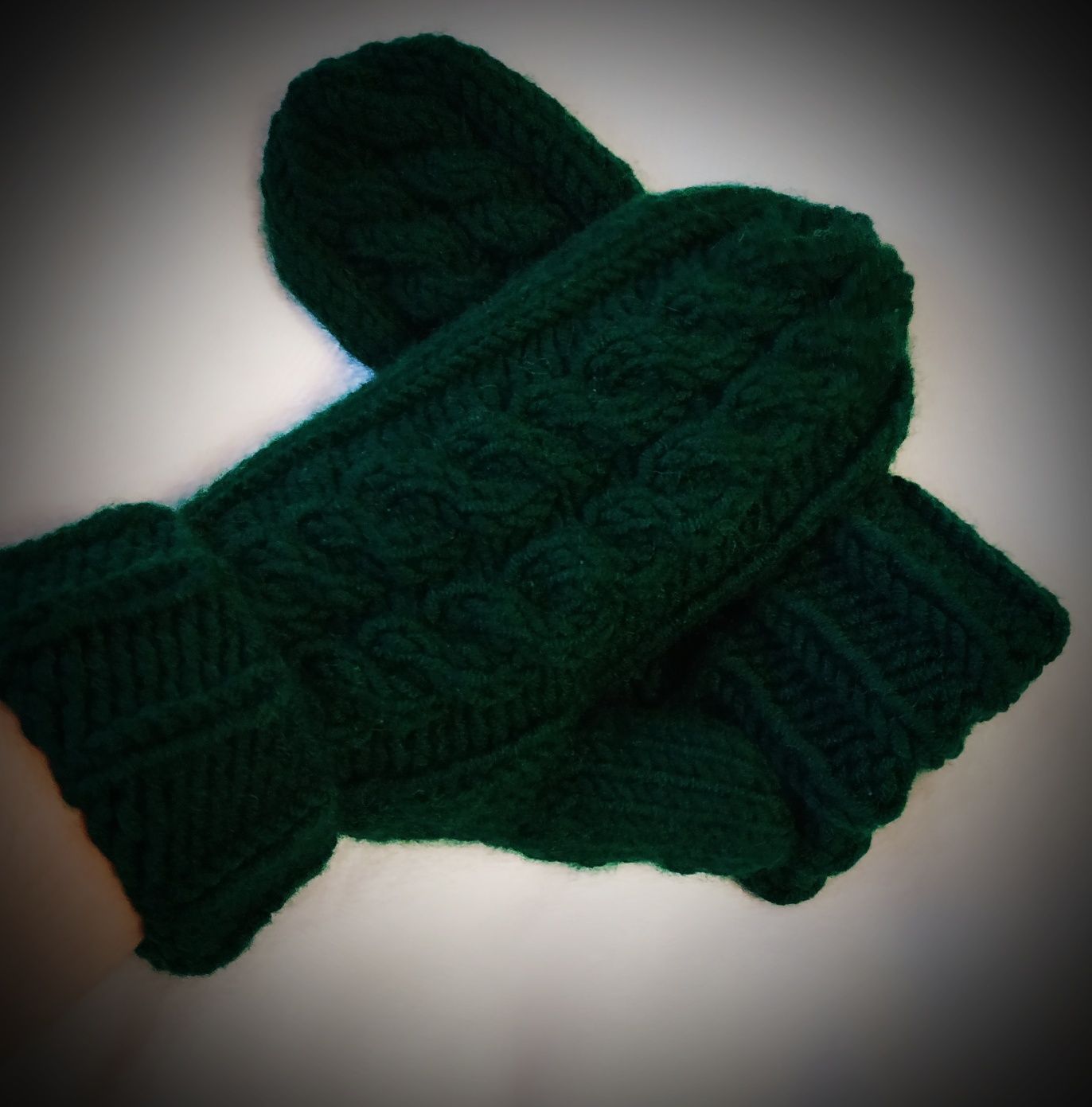 Ciepłe zimowe rękawiczki Merino ręcznie robione