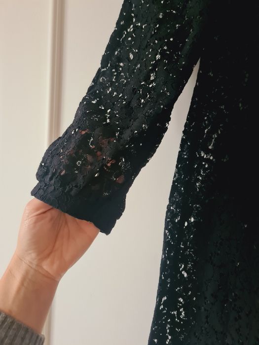 Czarna koronkowa sukienka  Primark