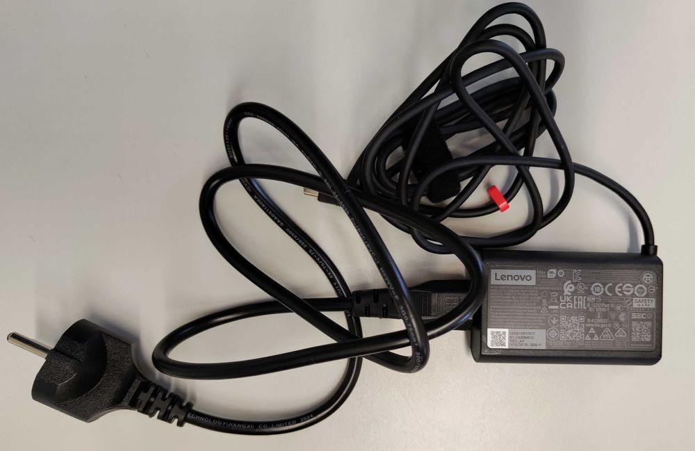 Carregador USB-C para portátil Lenovo 65 W / fonte de alimentação 65 W