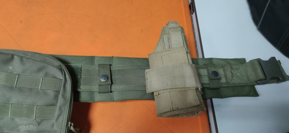 Airsoft colete + cinto com bolsas