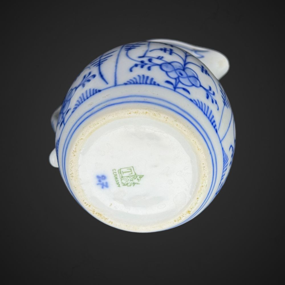 Porcelanowy dzbanek Tettau przedwojenny wzór słomkowy B231221